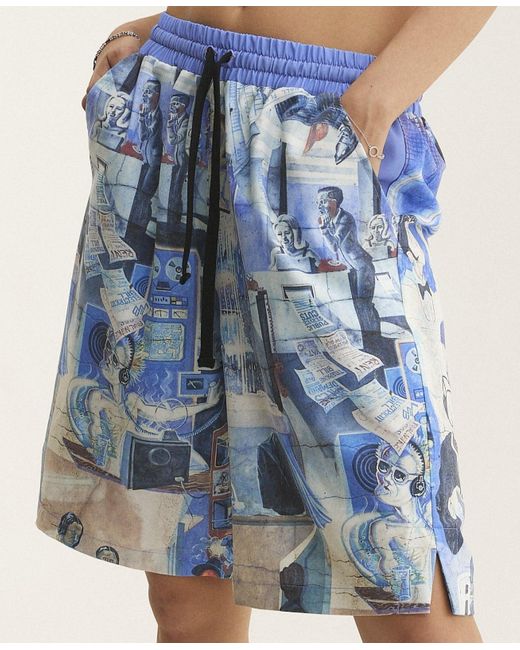 mysimplicated Blue Bermuda Shorts for men