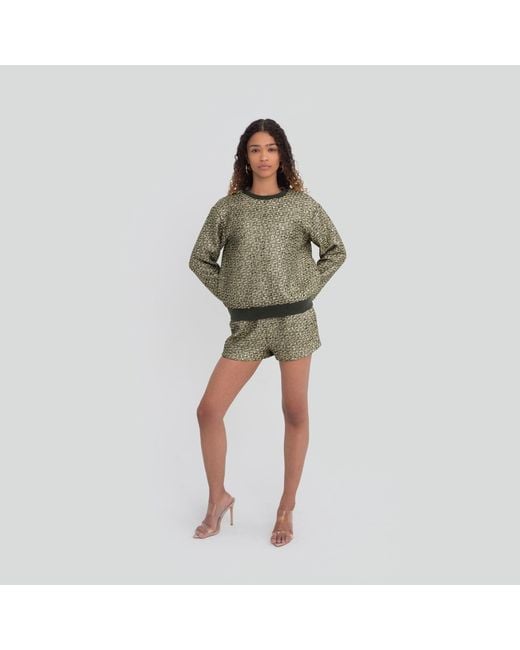 Maui X Lolita Green Star Shorts