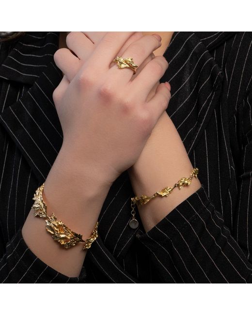 Unaloe Metallic Enea Botanical Bracelet