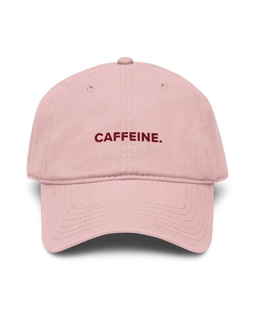 Anchor and Crew Pink Rose Gustatory Caffeine. Cotton Embroidered Cap