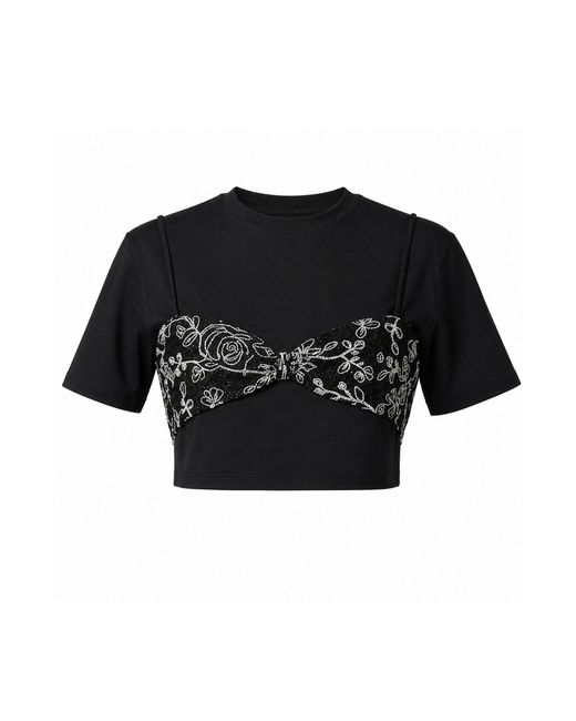 San Malo Black Bikini T Shirt