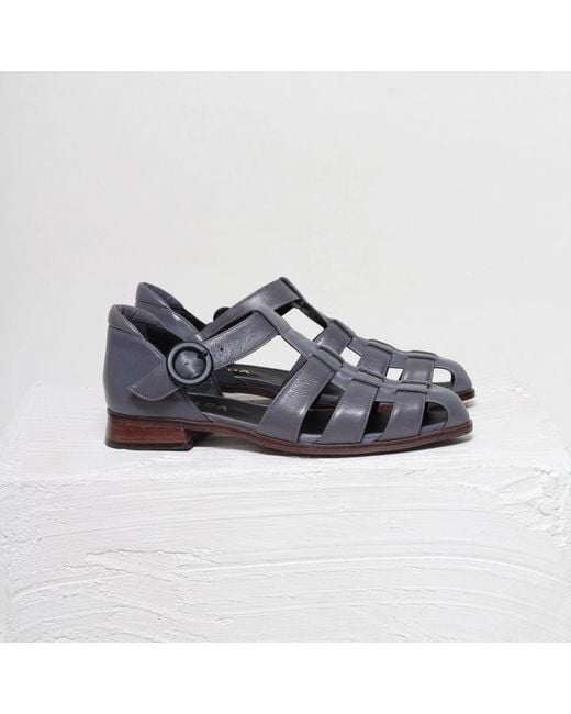Mafalda Blue Savana Fisherman Sandals