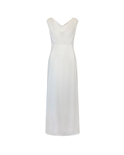 Alie Street London White Cruise Cowl Neck Wedding Dress