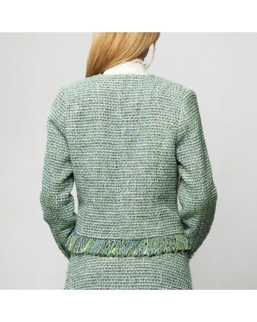 Solgo Atelier Green Cora Tweed Jacket