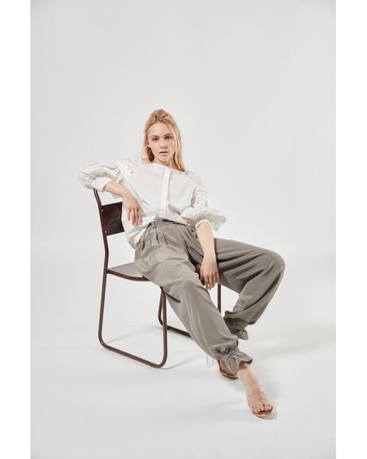 Helene Galwas Multicolor Pants With Wide Leg