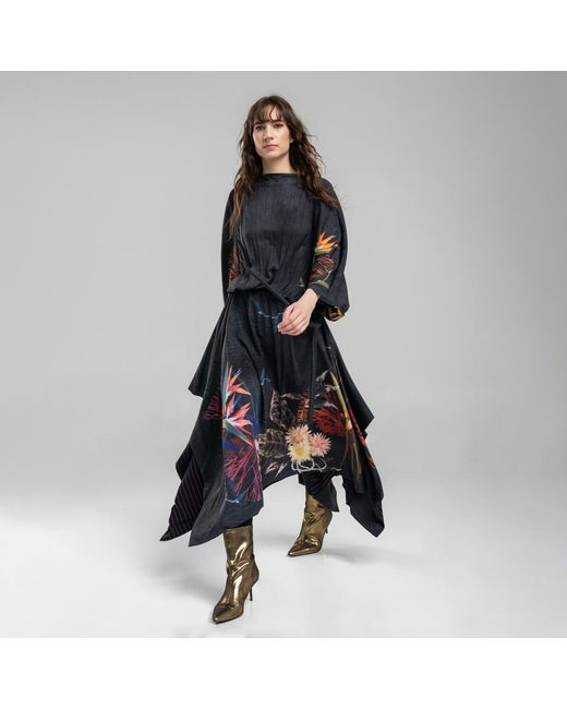ARTISTA Black Fresh Lane Reverse Skirt