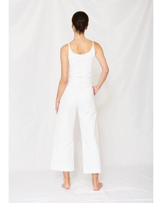 Nike White The Tank – Classic High Neck Tank Top