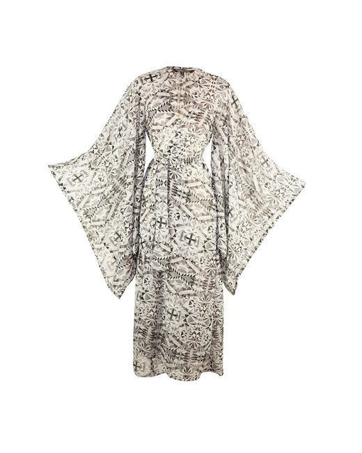 Jennafer Grace Multicolor Pythagoras Kimono