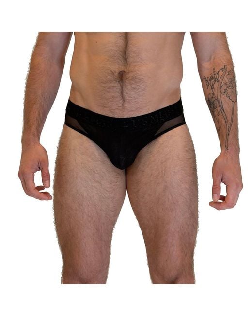 Us Merman Black Trident Underwear for men