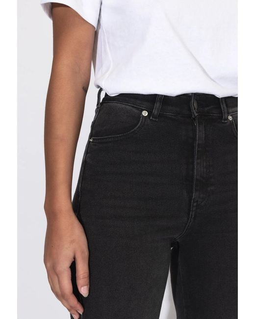 Dr. Denim Black Moxy High Straight