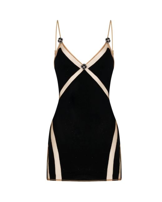 GOD SAVES QUEENS Black Angelina Dress