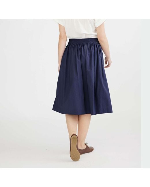 GROBUND Blue The Organic Skirt Nelly