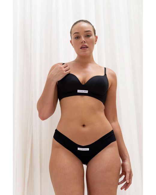 GOD SAVES QUEENS Black Second Skin Cheeky Panty
