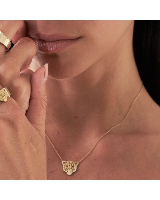 Myrto Katramadou Jewellery Metallic The Leopard – Necklace