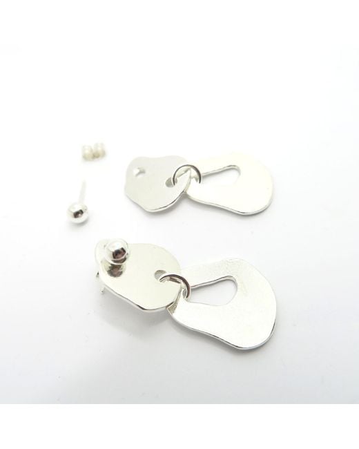 Bio-Trimmings Metallic Tesla Multi-Wear Earrings