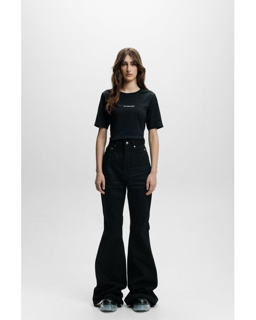 Galleriadele Black The Short-Sleeve Logo T-Shirt