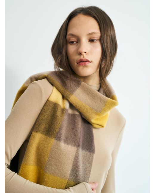 Lost Pattern Multicolor Plaid Cashmere Scarf