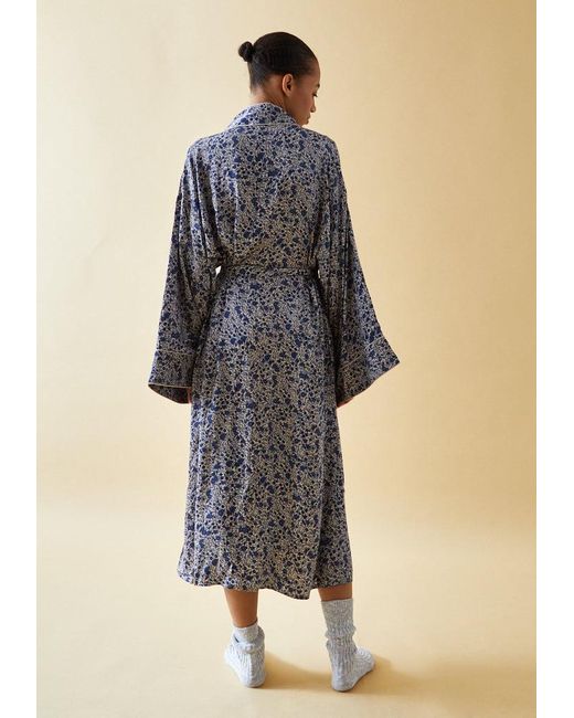 Lily and Lionel Blue Corina Robe Aster Dressing Gown