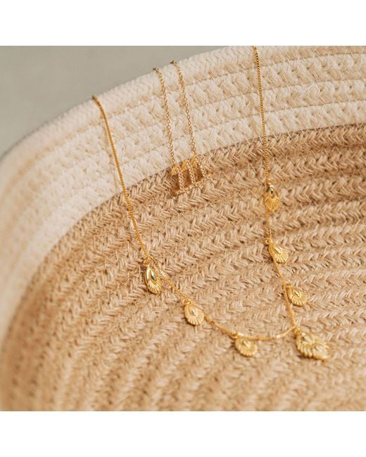 Seven Saints Metallic One, One, One Angel Number Manifestation Necklace, Topaz, Rhodium