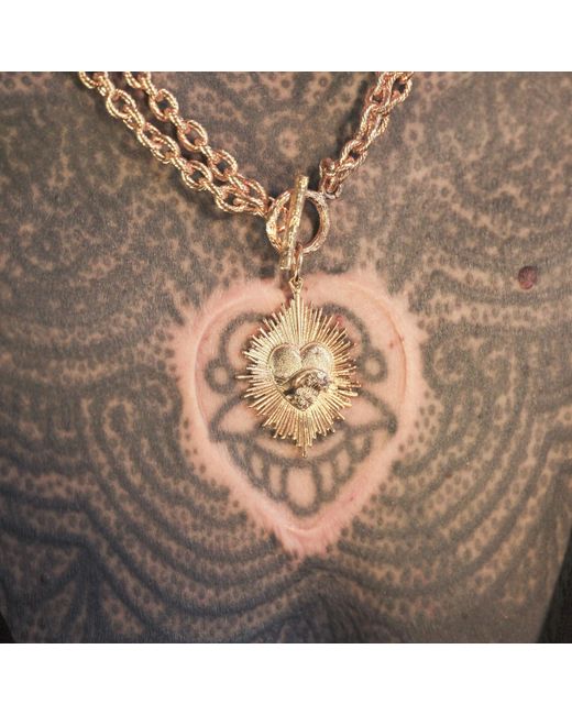 IN CAUDA VENENUM Metallic Anahita Necklace
