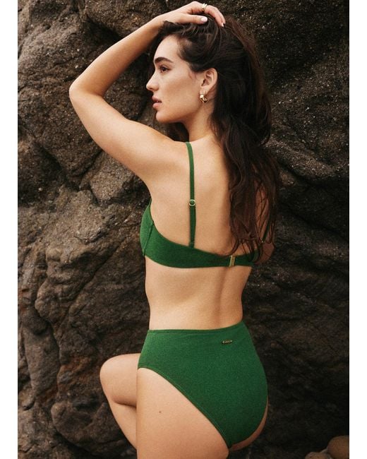 Medina Swimwear Blue Tropic Bikini Bottom