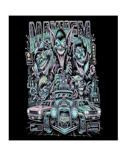 Gold & Honey Black Causing Mayhem T-Shirt for men