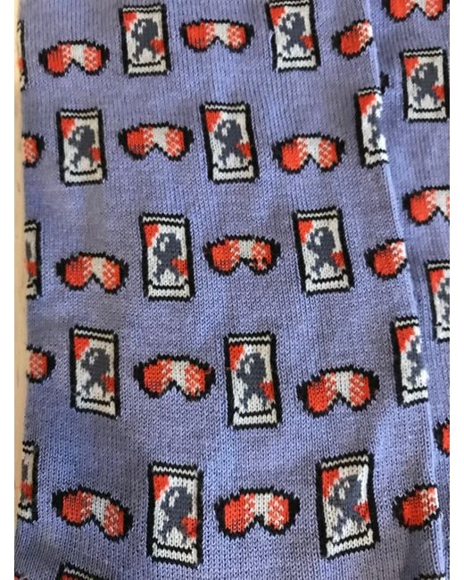 Lazyjack Press Blue Beer Goggles Socks for men