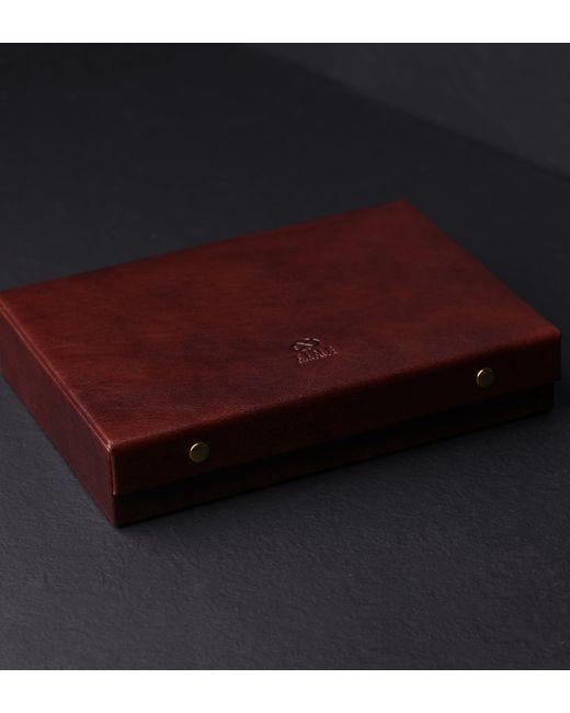 Time Resistance Brown Leather Jewelry Box Accessory Box