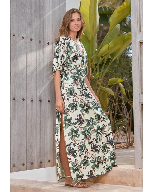 Chic by Lirette White Neutrals Kimono Dress Lotus Bastimentos