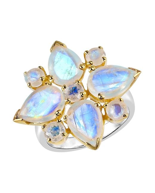 Emma Chapman Jewels Blue Moonstone Cocktail Ring