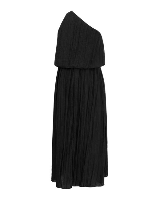 Nocturne Black One Sleeve Dress With Accessory Detail