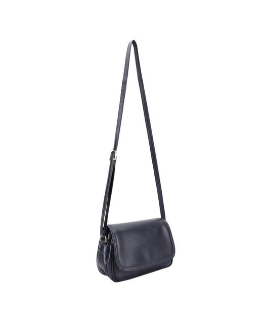 Lloyd Baker Blue Amritsar Leather Crossbody Bag