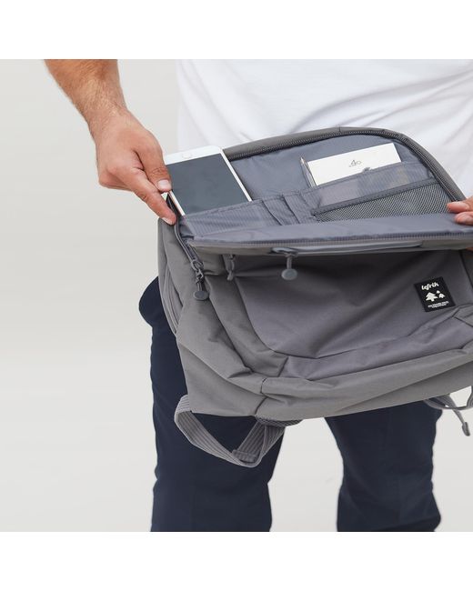 Lefrik Gray One Hundred One Backpack for men