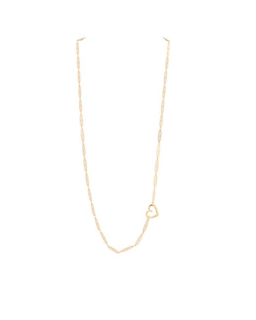 Rejected Hearts Club Metallic Con Amor Chain Layering Simple Necklace With Magnetic Clasp