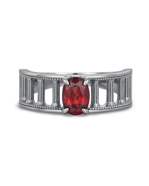Azura Jewelry New York White Ring Of The Parthenon Nightfall Version Vermeil