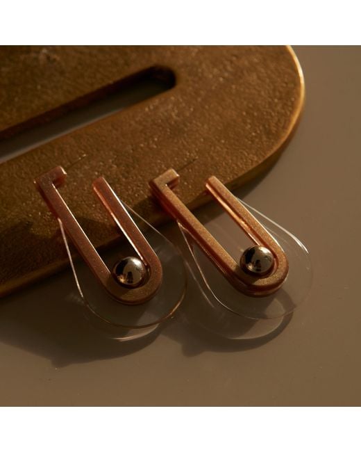 Gissa Bicalho Black Earring Yoyo Smoked