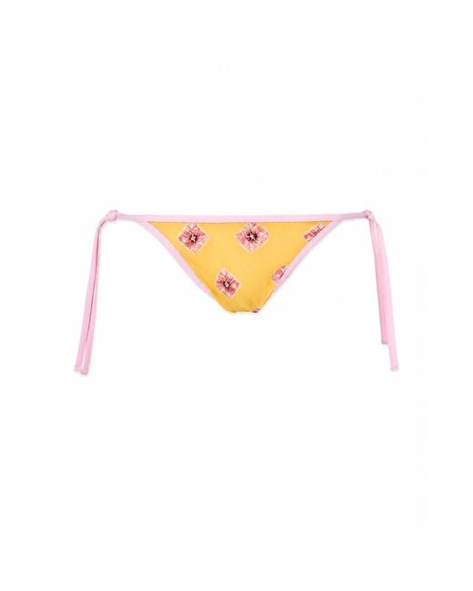 Par Y Escala Sl White Jamu Bikini Bottom