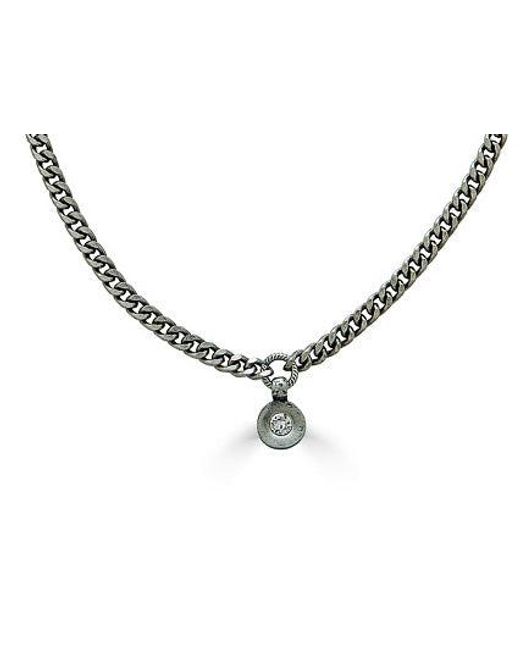 Loni Paul Jewelry Metallic Small Modern Crystal Necklace