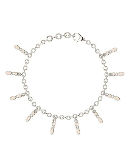 Linda Fiore Metallic Amalei Bracelet With Creme Enamel