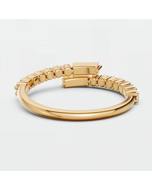 Aya Fine Jewelry White Baguette & Round Lab Grown Diamond Ring