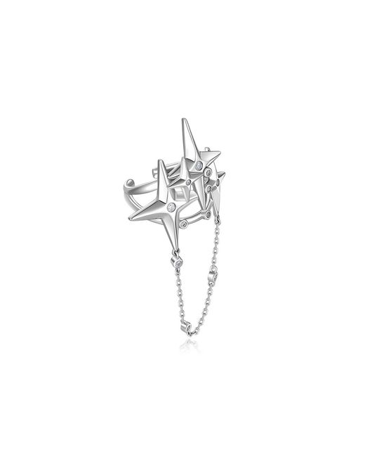 Retro Chic Metallic Starry Ring