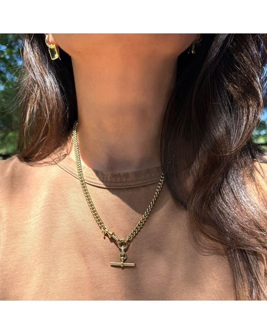 Hye Jane Jewelry Metallic Jett T-Bar Necklace