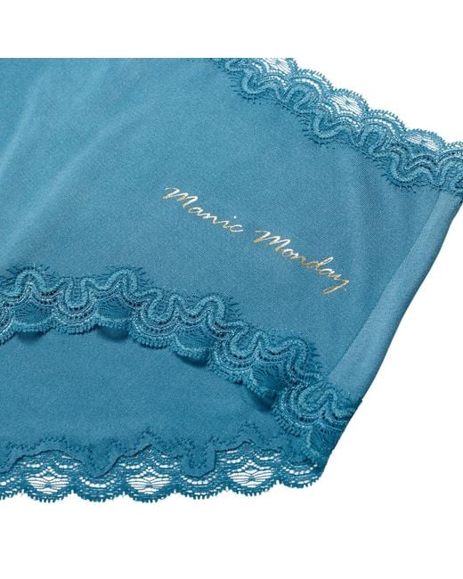 Uwila Warrior Blue Soft Silk Days Of The Week Briefs Manic Monday- Storm