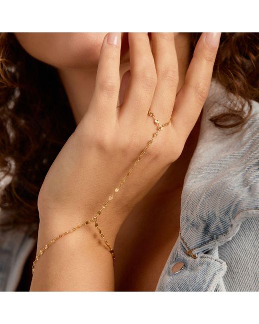SET & STONES Metallic Rio Hand Chain