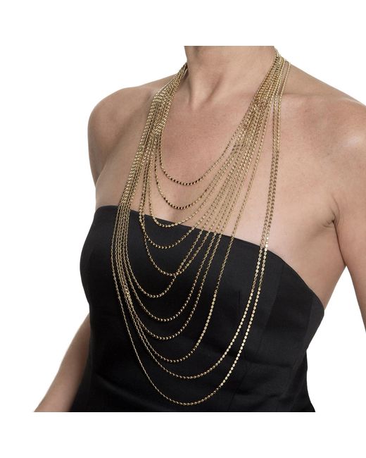 Addicted Metallic Eterna Doré Necklace Plated