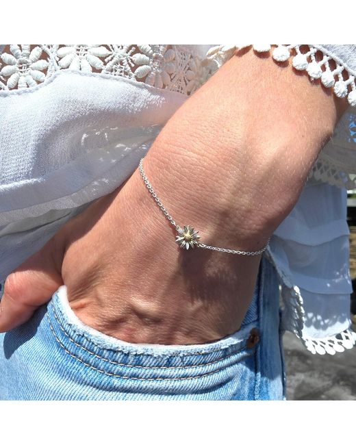 Lee Renee White Daisy Bracelet –