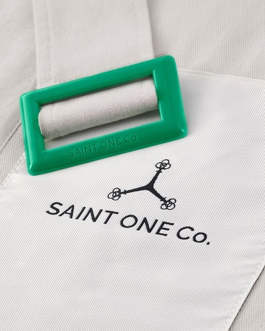 Saint One Co. White Neutrals Idols Trench Coat Sand X Cactus