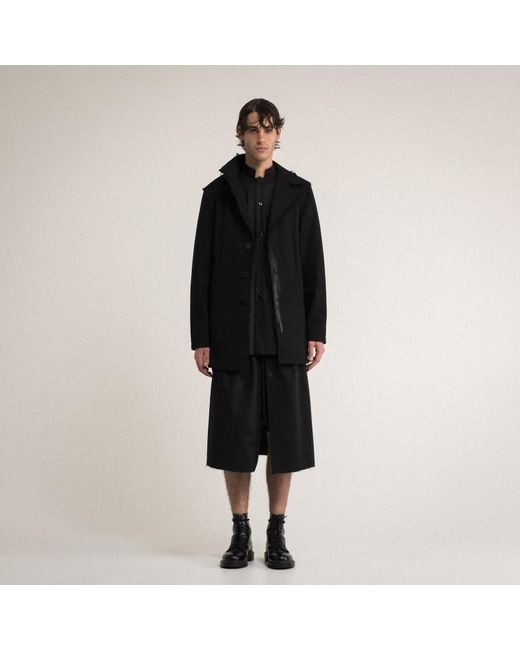ZSIGMOND Black Core Skorts for men