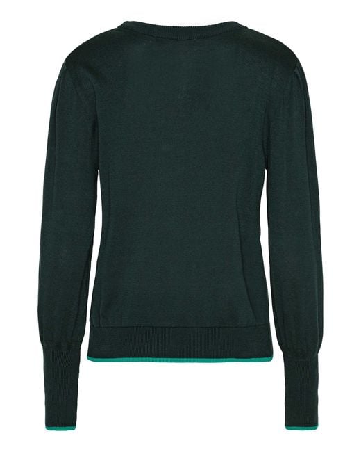 GROBUND Green Ingeborg Knitted Blouse