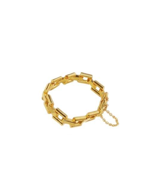 Lovard Metallic Flat Bamboo Bracelet
